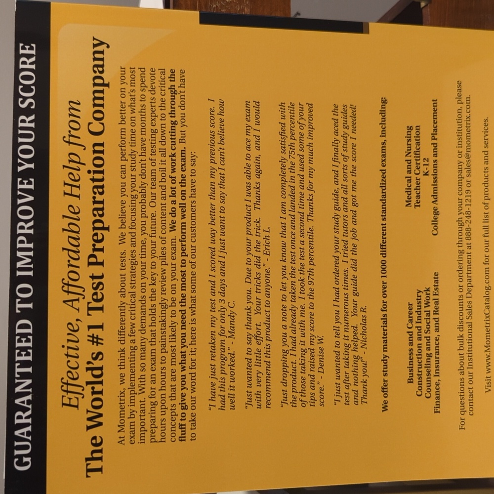 Mometrix ATI TEAS Secrets Study Guide New - Picture 2 of 3